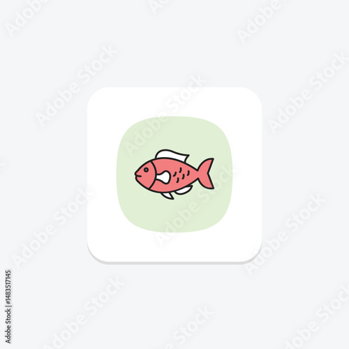 Parrotfish, vector, pixel perfect, illustrator file