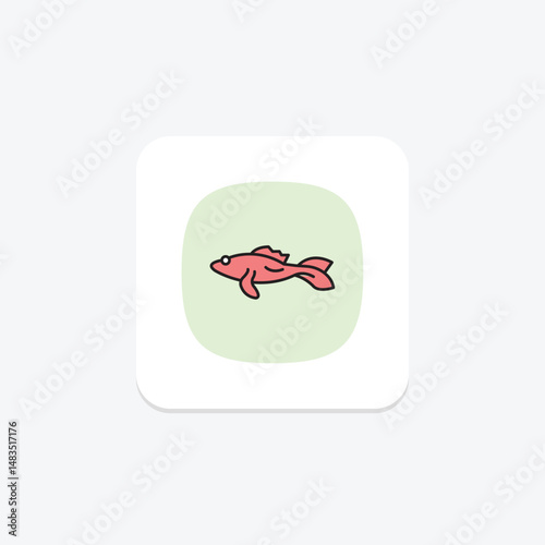 Mudskipper, vector, pixel perfect, illustrator file