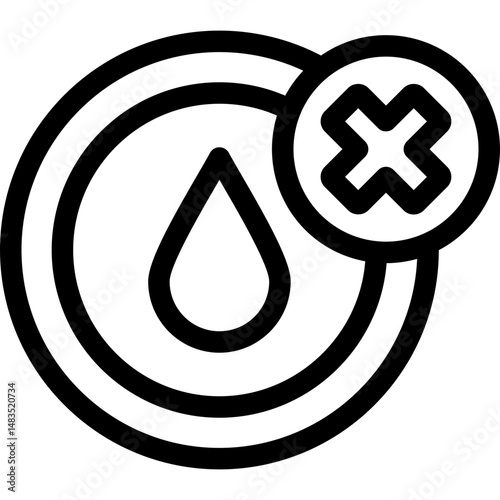 No Water Sign