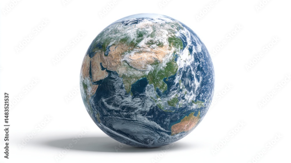 Fototapeta premium Detailed image of Earth