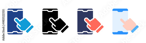 Touchsreen icon sheet multiple style collection