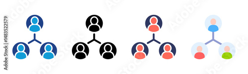 Network icon sheet multiple style collection