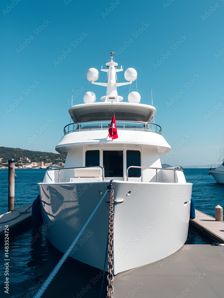 Fototapeta premium closed yacht