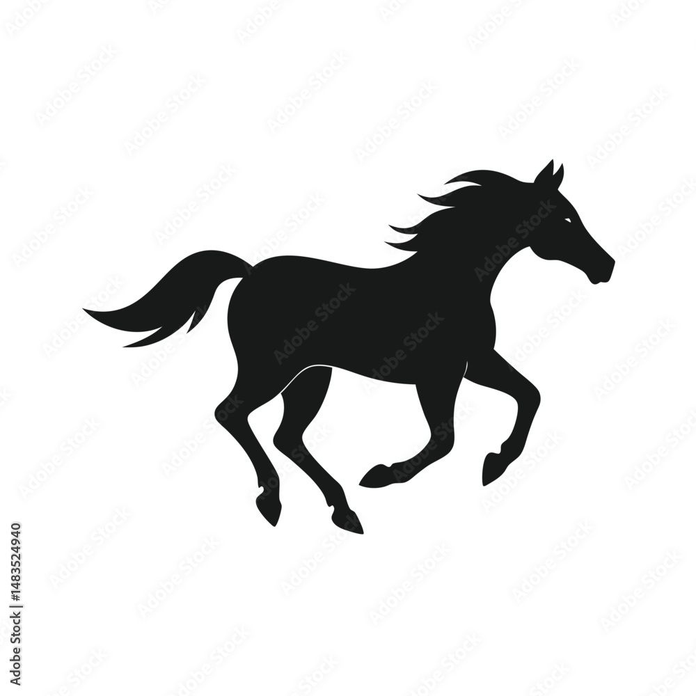 Obraz premium Racehorse Silhouette Vector Bundle | SVG Clipart for T-Shirts & Racing Designs