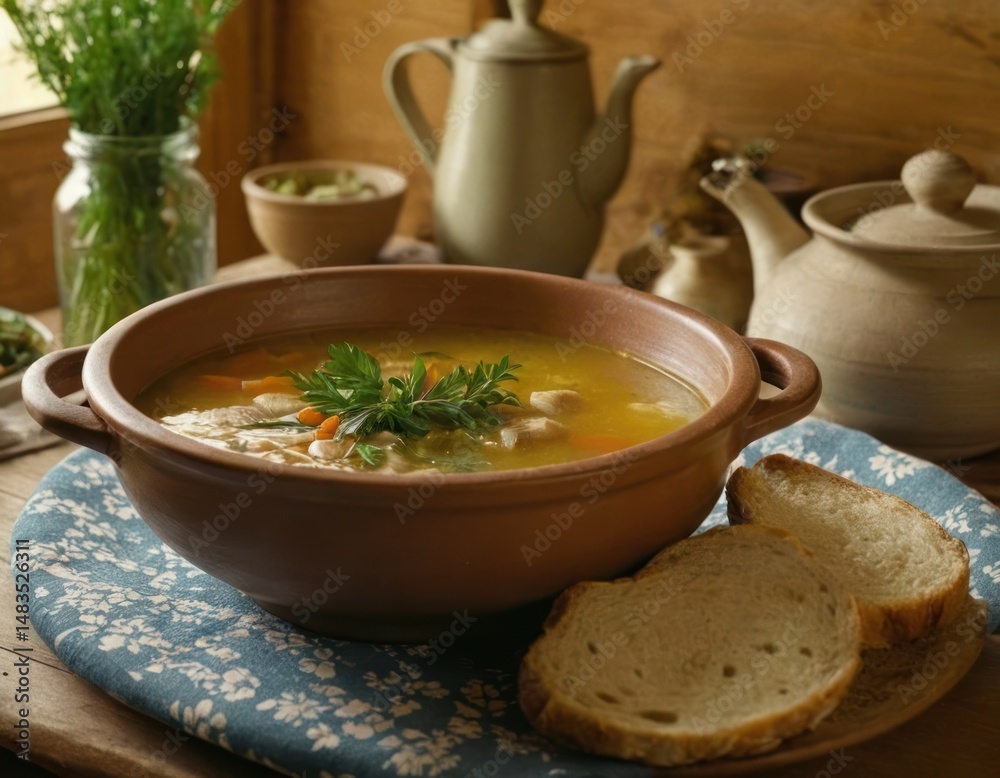 Rustic Chicken Soup Rustic Chicken Soup