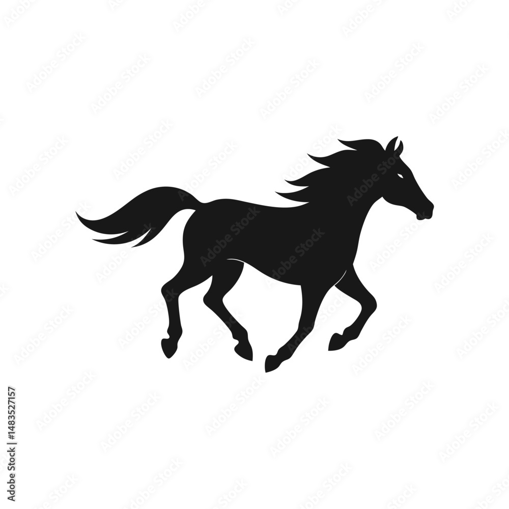 Obraz premium Racehorse Silhouette Vector Bundle | SVG Clipart for T-Shirts & Racing Designs