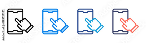 Touchsreen icon sheet multiple style collection