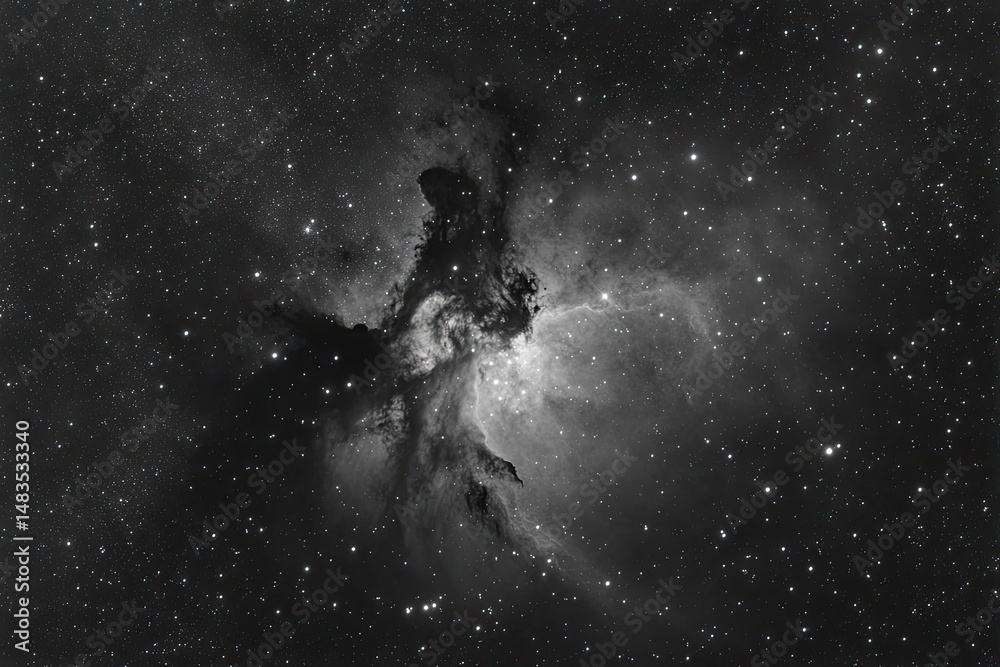 Fototapeta premium Cosmic Nebula, Starry Expanse
