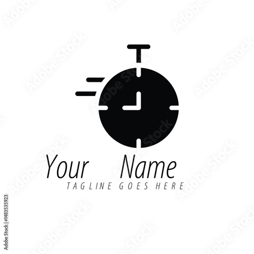 Fast Business Logo  Clock Speed Design