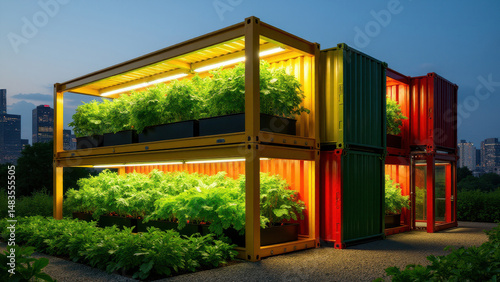 Mobile farms for metropolitan areas