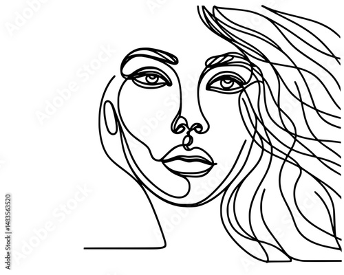 girl with long hair