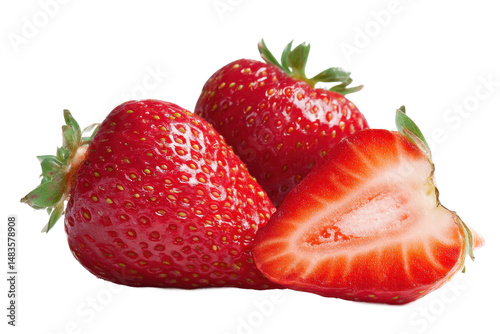 Juicy Red Strawberries Fresh, Ripe, and Ready to Eat