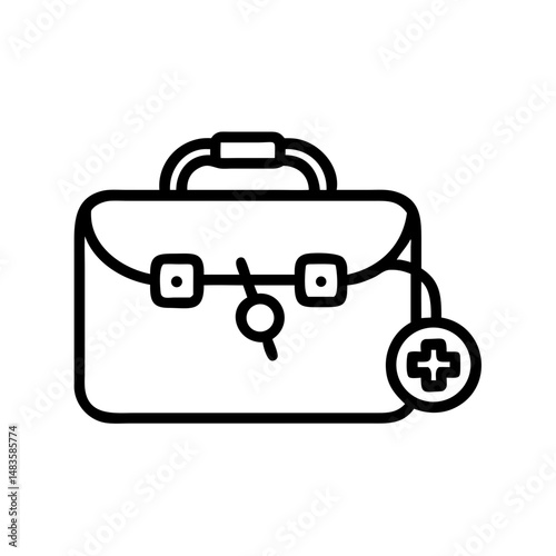 Icon of a doctorchest / first aid kit
