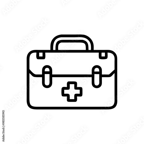 Icon of a doctorchest / first aid kit