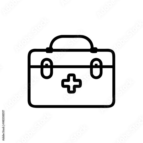 Icon of a doctorchest / first aid kit