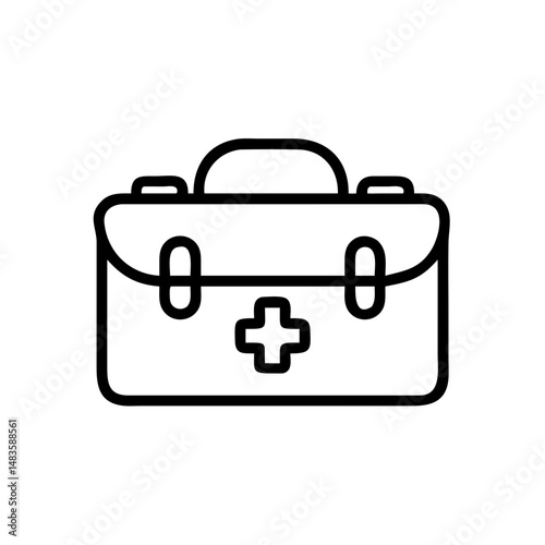 Icon of a doctorchest / first aid kit