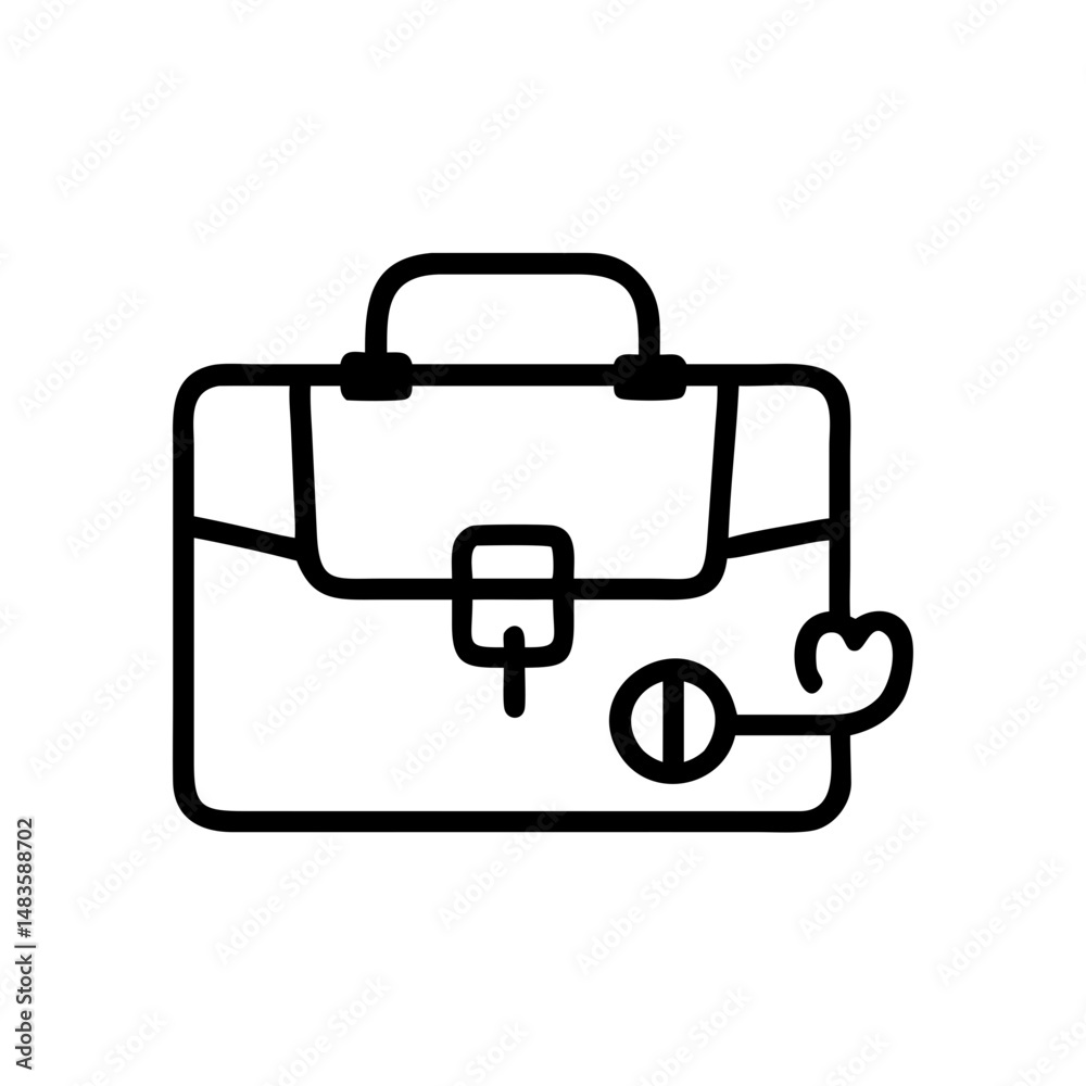 Icon of a doctorchest / first aid kit Icon of a doctorchest / first aid kit