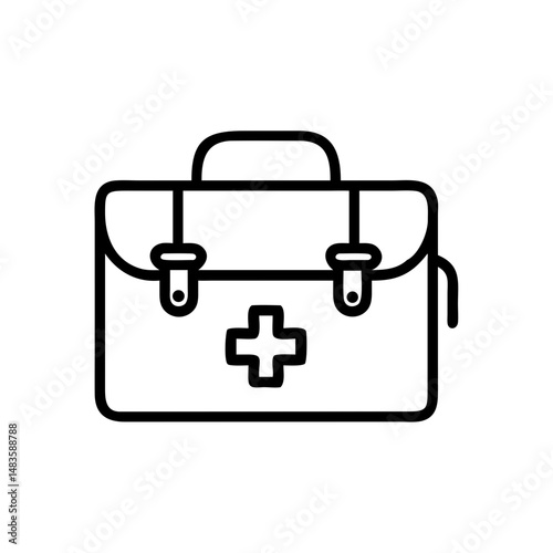 Icon of a doctorchest / first aid kit