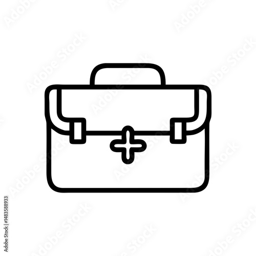 Icon of a doctorchest / first aid kit