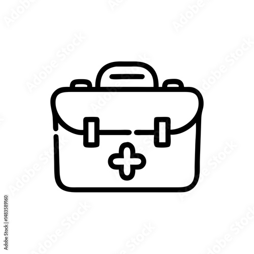 Icon of a doctorchest / first aid kit