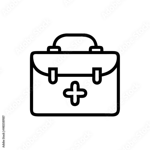 Icon of a doctorchest / first aid kit