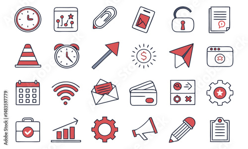 icons for web and mobile applications set 2