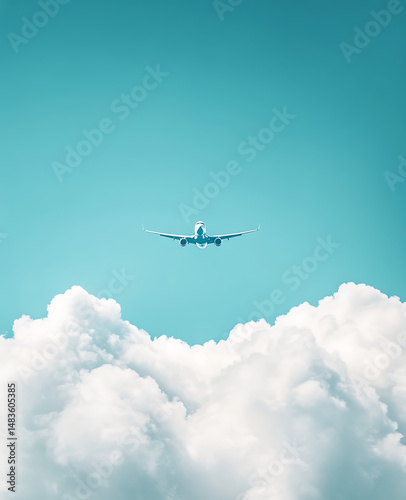 airplane in the sky