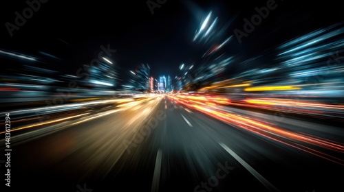 Night City Drive: A Motion Blur Masterpiece