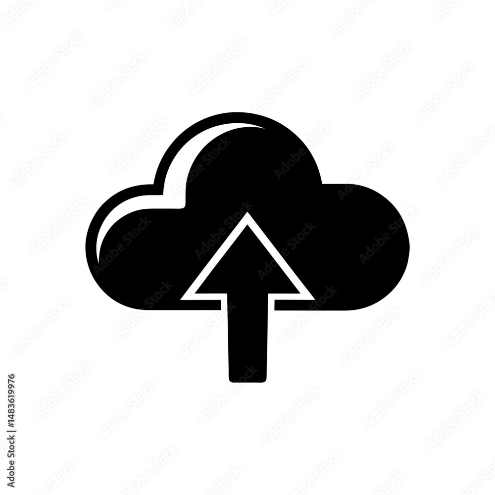 cloud upload icon on white background .svg cloud upload icon on white background .svg