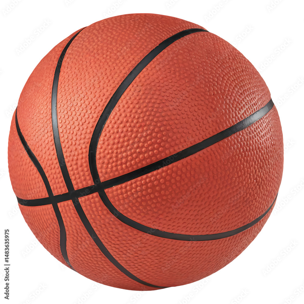 Fototapeta premium Basket ball isolated on transparent background