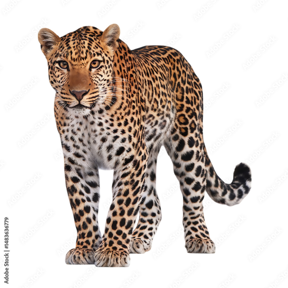 Fototapeta premium Tiger isolated on transparent background