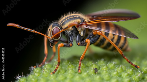 Focus stacking d'insecte - Scatophage du fumier - Scathophaga stercoraria