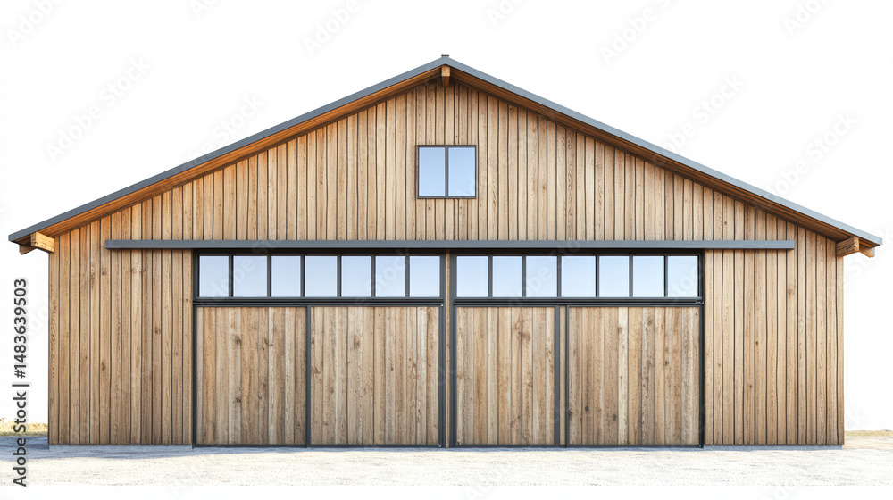 Rustic Barn's Timeless Facade: A captivating study of a wooden barn with an emphasis on architectural elegance and the charm of rural structures. Rustic Barn's Timeless Facade: A captivating study of a wooden barn with an emphasis on architectural elegance and the charm of rural structures.