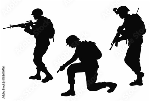 silhouettes of musicians