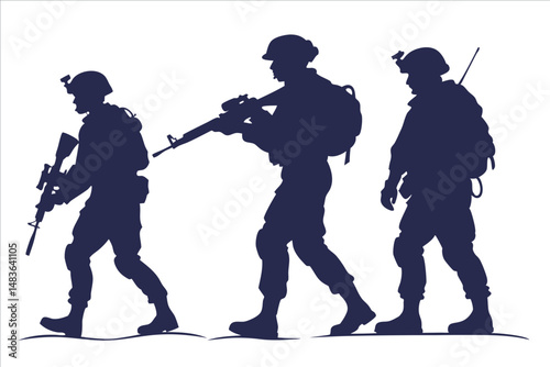 silhouettes of musicians