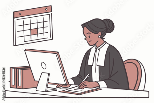 businessman working on laptop