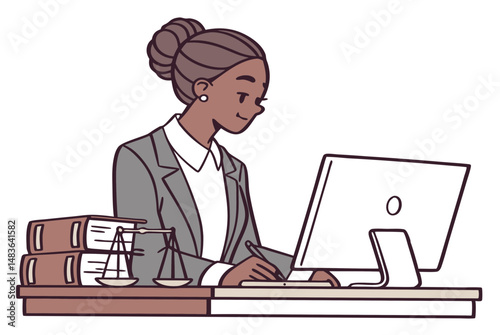 businessman in office