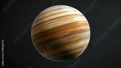 An ultra-realistic and detailed rendering of the planet Saturn isolated on a transparent background in PNG format