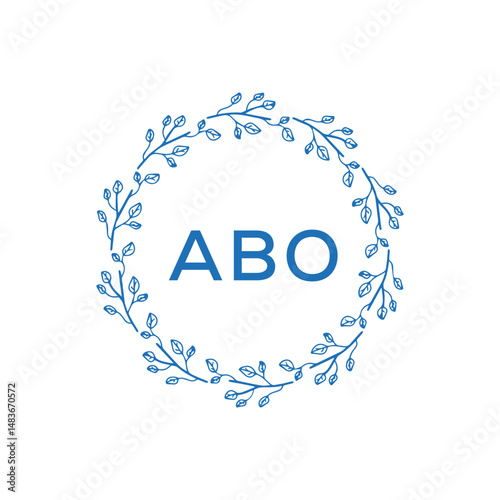 ABO Letter Initial Logo Design Template Vector Illustration