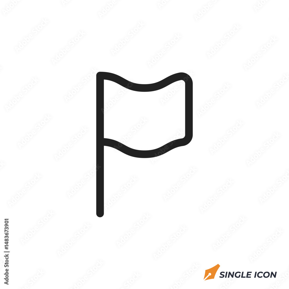 flag icon vector illustration. flag symbol isolated on white background flag icon vector illustration. flag symbol isolated on white background