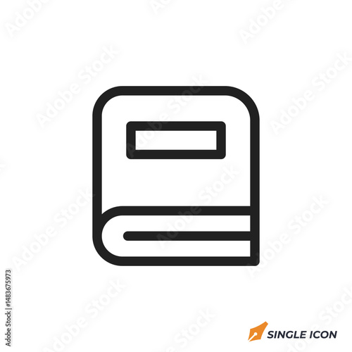book icon vector illustration. book symbol isolated on white background Free Download book icon vector illustration. book symbol isolated on white background - GFXLoad