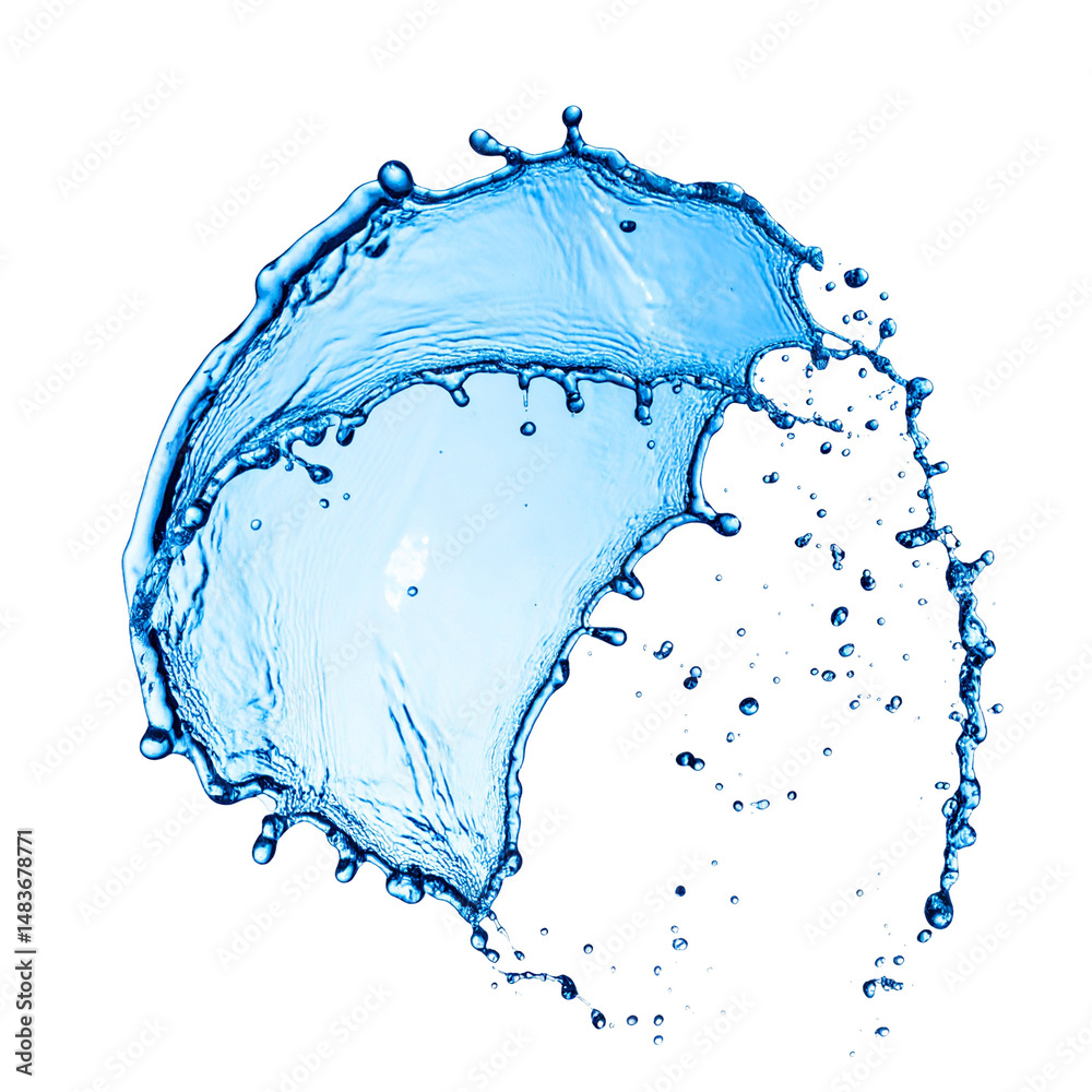 Obraz premium Water splash abstract art