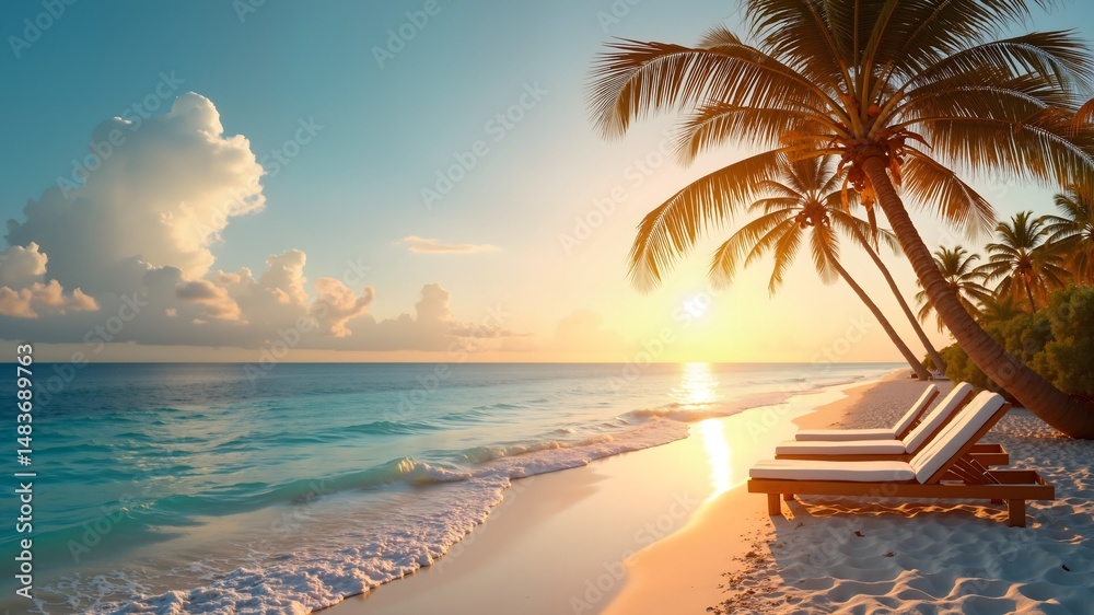 Obraz premium Florida sale banner design free space in the center