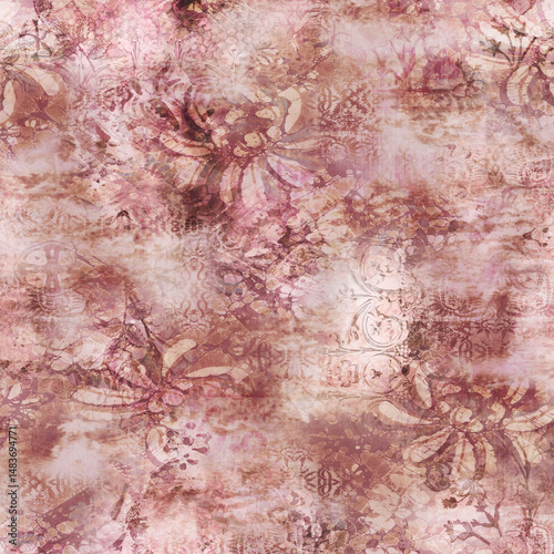 flower allover pattern for background design print