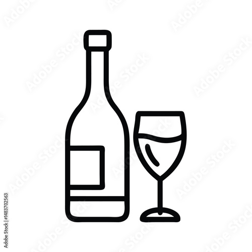 Alcoholic cocktails icons
