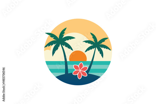 tropical beach background