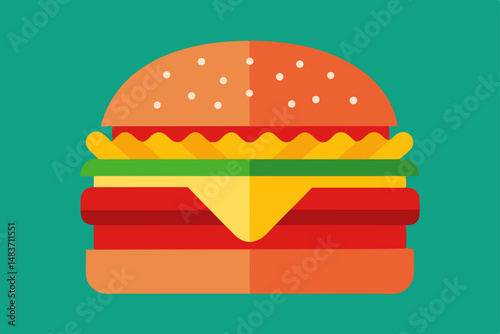 fast food illustration