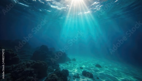 Subtle yet powerful underwater soundscape texture , rumble, current