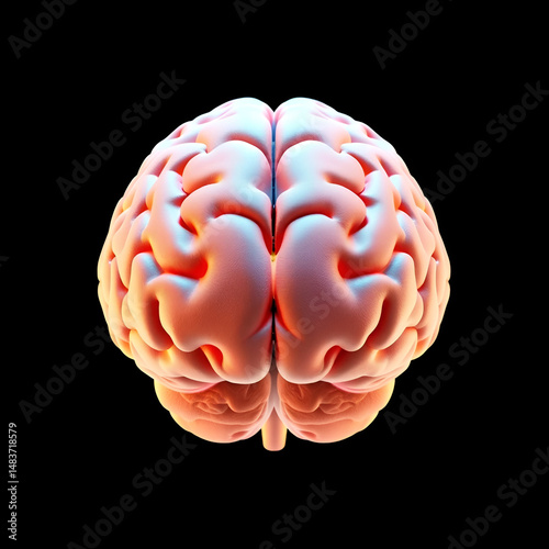Brain tumor, 3D illustration