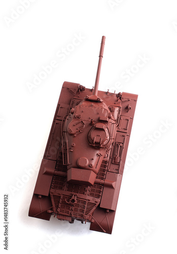 Scale model of old vehicle